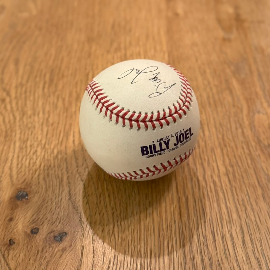 Autograph | Billy Joel | Official MLB Baseball | Colroado Rockies