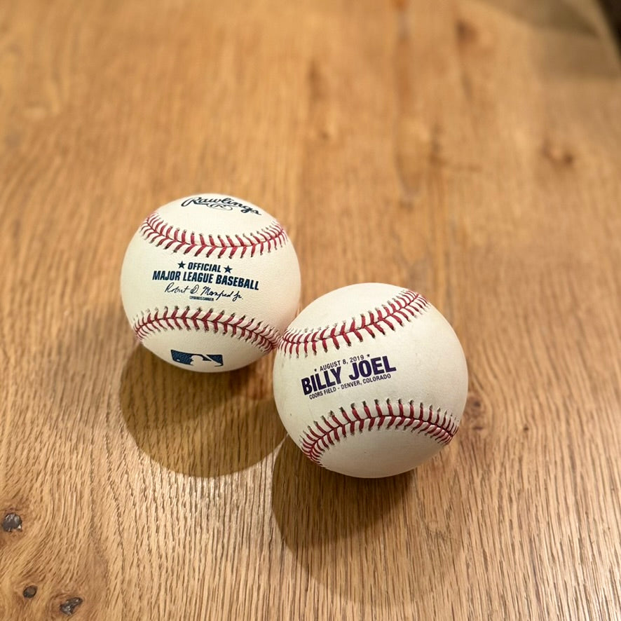 Autograph | Billy Joel | Official MLB Baseball | Colroado Rockies