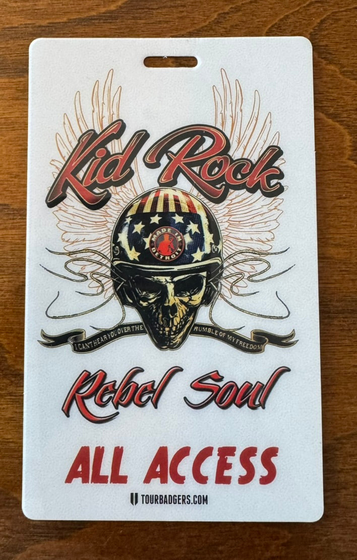All Access Pass | Kid Rock | Fuck Fuck Tour | 2018