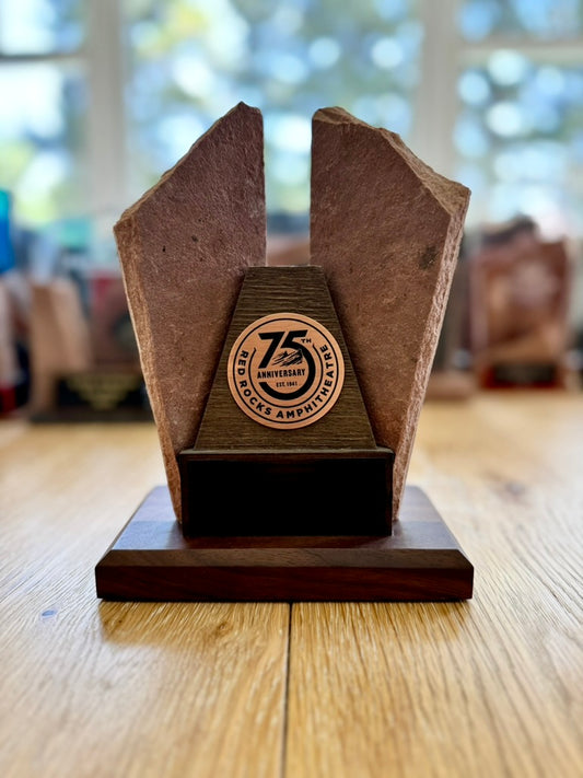 Official "Red Rock Award"| Artist Gift | Red Rocks Amphtiheatre | 2015 (75th Anniversary)